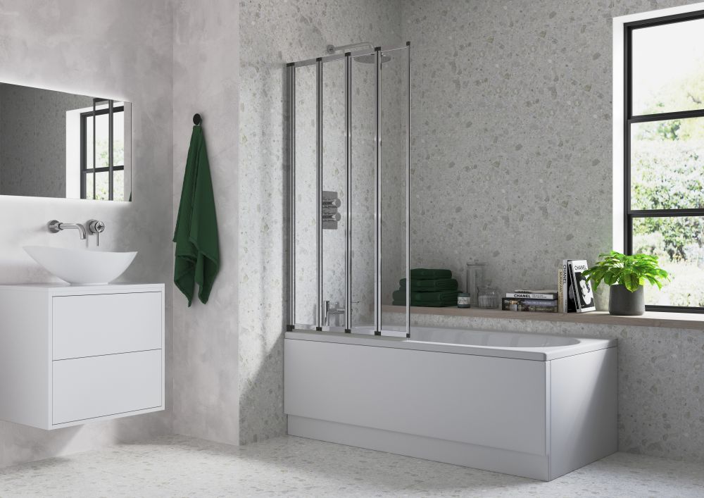 Framed.Four.Fold.Bath.Screen......
