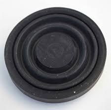 DUDLEY PINTO SINGLE FLUSH VALVE PNEUMATIC AIR TUBE DIAPHRAGM BLACK BELLOW 318947