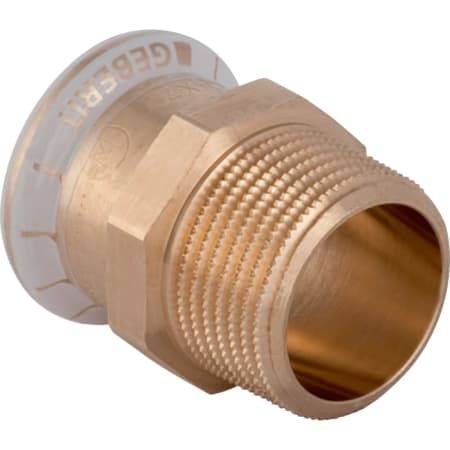 Geberit Mapress Copper adaptor with male thread (FKM, blue)