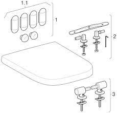 Geberit Selnova Square WC seat 502.725.00.1 Bathroomsuites