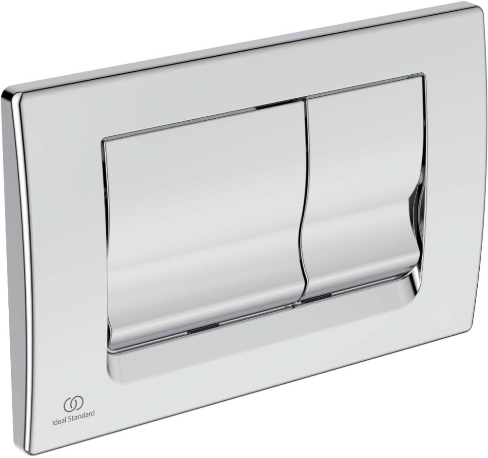 Ideal Standard Solea WC plate R0108AA 245x17x160mm, mechanical, chrome