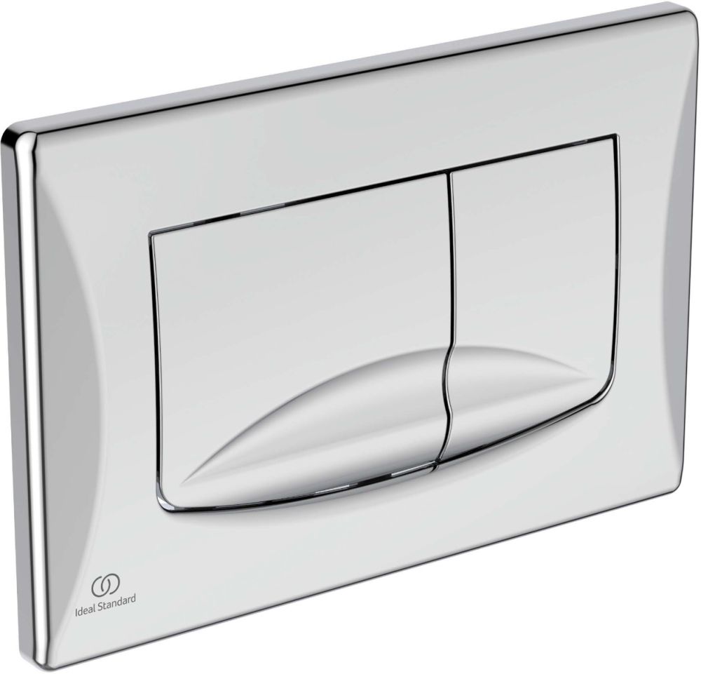 Ideal Standard Solea WC plate R0109AA 245x19x165mm, mechanical, chrome