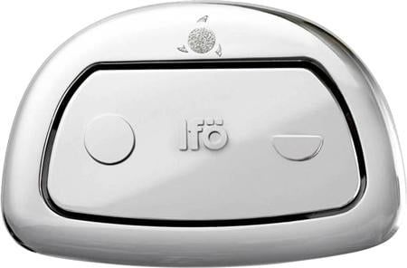 Ifö Sign flush button bright chrome, double flush 609446684