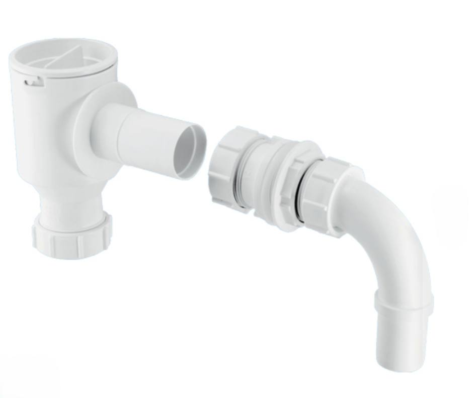McAlpine R40E 1 Complete Screened Tank Overflow Connector