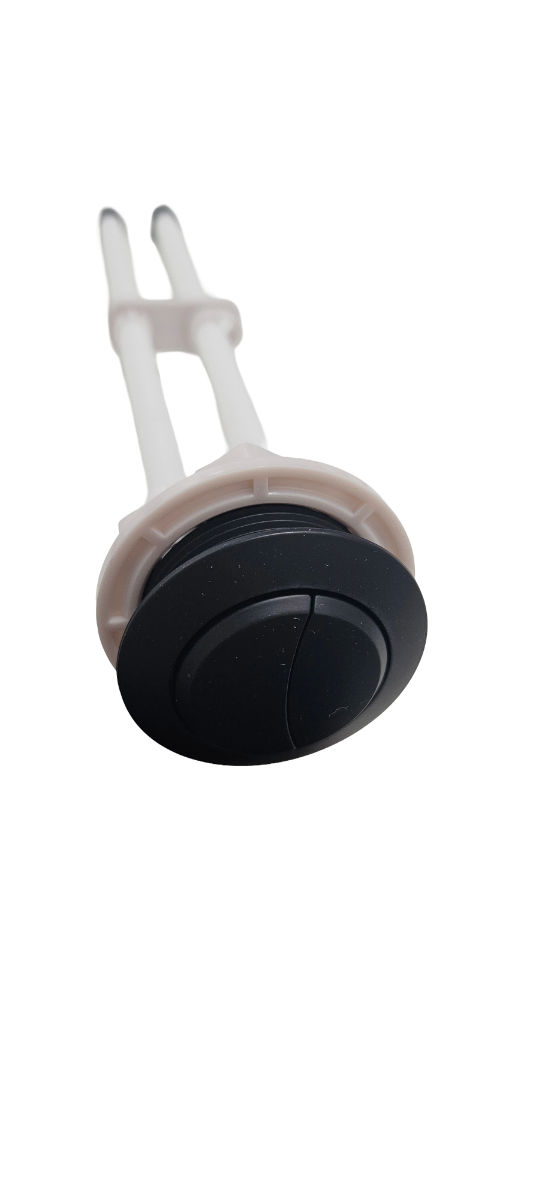 Dual Push Button Cover (Rod) - Matt Black DIAC0210