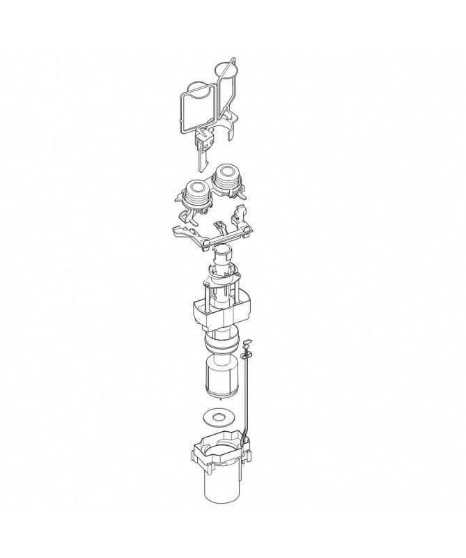 Oli Pneumatic Flush Valve set valve for FUTURA 742