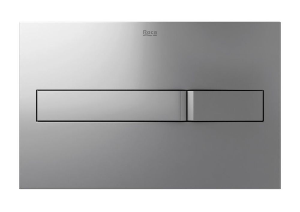 ROCA PL2 A890096005 DUAL FLUSH OPERATING PLATE WHITE & GREY LACQUER