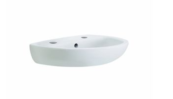 Twyford OT4812WH Option 400 2TH Handrinse Basin