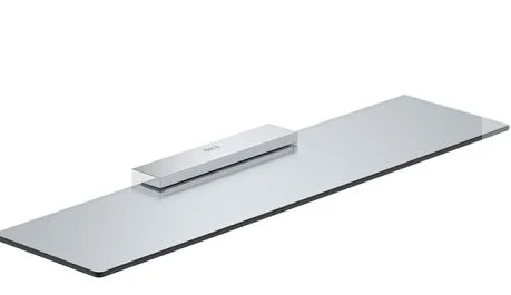 Roca Hotels Round Shelf 450mm Chrome A817593c00 - Sleek Bathroom Accessory