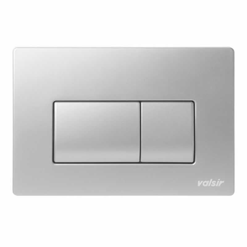 Valsir VS0871337 Flush-plate Tropea 215 x 145 mm Satin Chrome 871337 