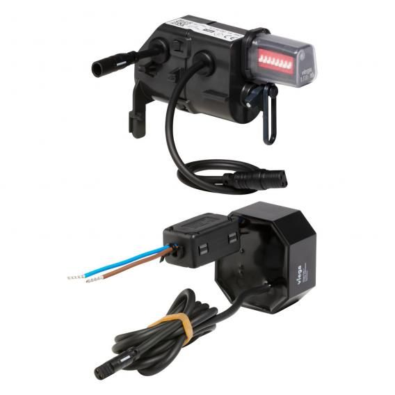 Viega Prevista accessory set for electronic flush actuation 783952  8655.11