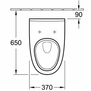Villeroy & Boch WC-seat and cover Century 884361R1 White Alpin