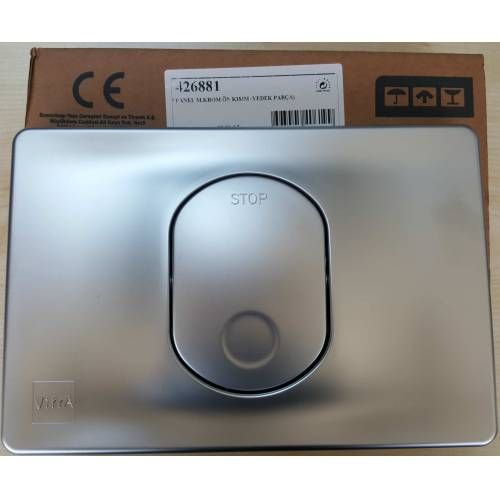 Vitra Control Panel Concealed cistern Flush Plate Polished Chrome 701-1080  8693405361658