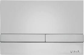 Vitra Metal Chrome Select Chrome Plated Mechanical Dual Flush Plate 740-1121
