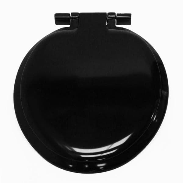 Wirquin Celmac SSO11 BLACK Sonata Seat with Plastic Seat Hinges