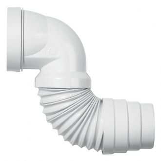 WIRQUIN Expandable angled toilet pipe 70718813