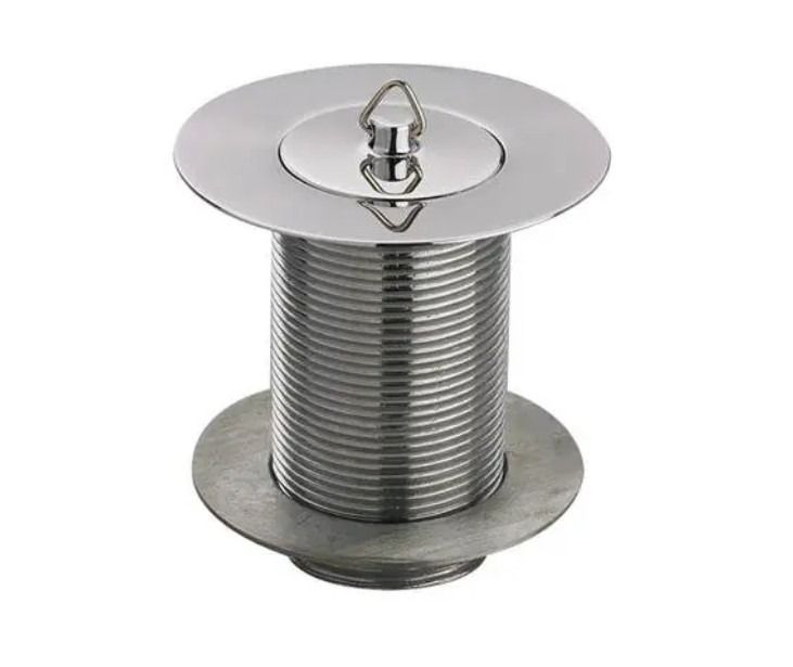 Wirquin long/solid sink waste 1 1/2in Chrome Plated  WSS30WC