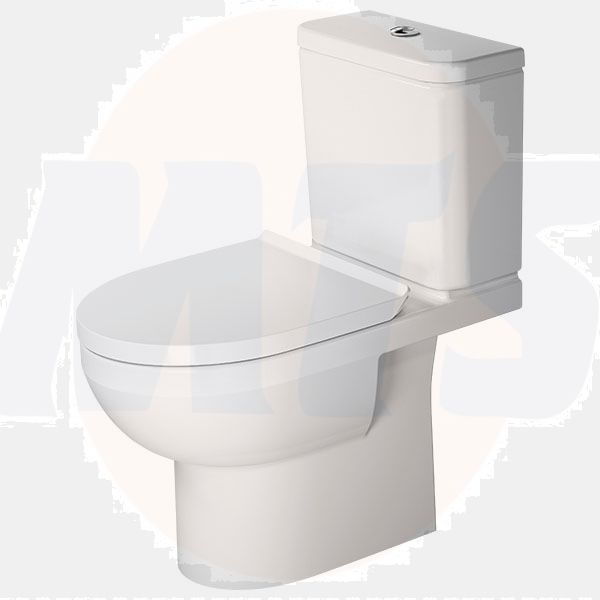 DURAVIT toilet seat DuraStyle with soft closing hinges stainless steel, white 20790000