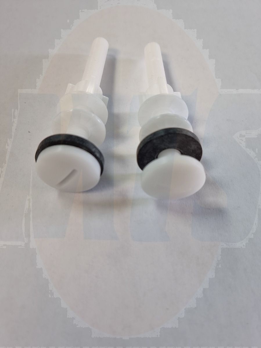 Duravit Duraplus toilet seat hinges in Plastic 0061341000