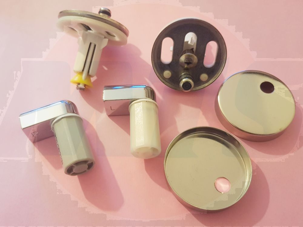 jacob delafon Replacement soft close hinge set for straight duroplast seat. 12450101
