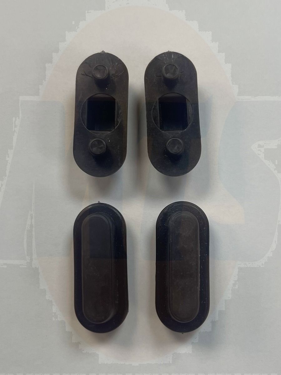 VITRA BUFFERS BROWN SOLD AS AN SET OF 4 (420814YP1TE) 