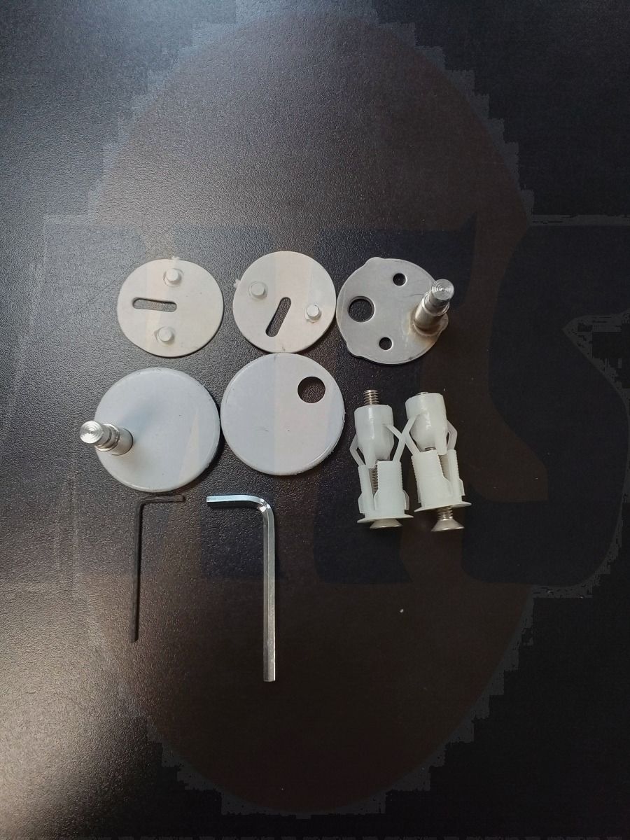Porcelanosa / Noken Hotels seat hinges kit  100084067 / N356330432 Hinges only