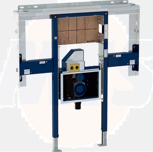 Duofix element for ONE washbasin and wall-mounted tap, room-height, with concealed turn trap, with concealed Clou  111.081.00.1