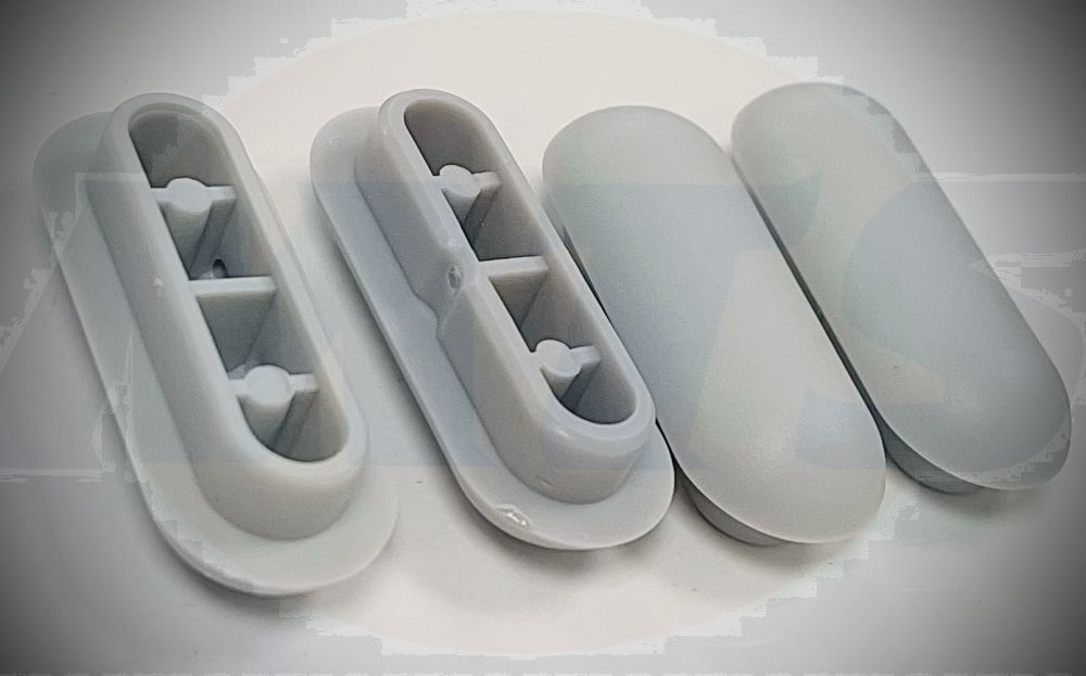 VITRA BUFFERS SET OF 4 GREY