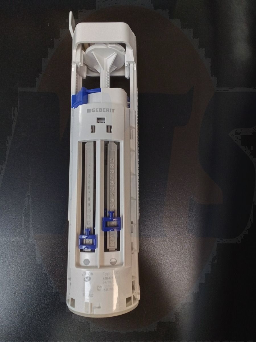 Geberit 282.350.21.2 Type 290 Dual Flush Valve / 838.424.00.0 -PUSH BUTTON NOT INCLUDED, Missing Parts / Broken leaver