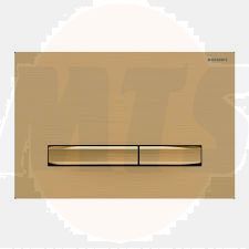 Geberit Sigma50 flush plate for dual flush, brass 115.672.QF.2 Bathroomsuites