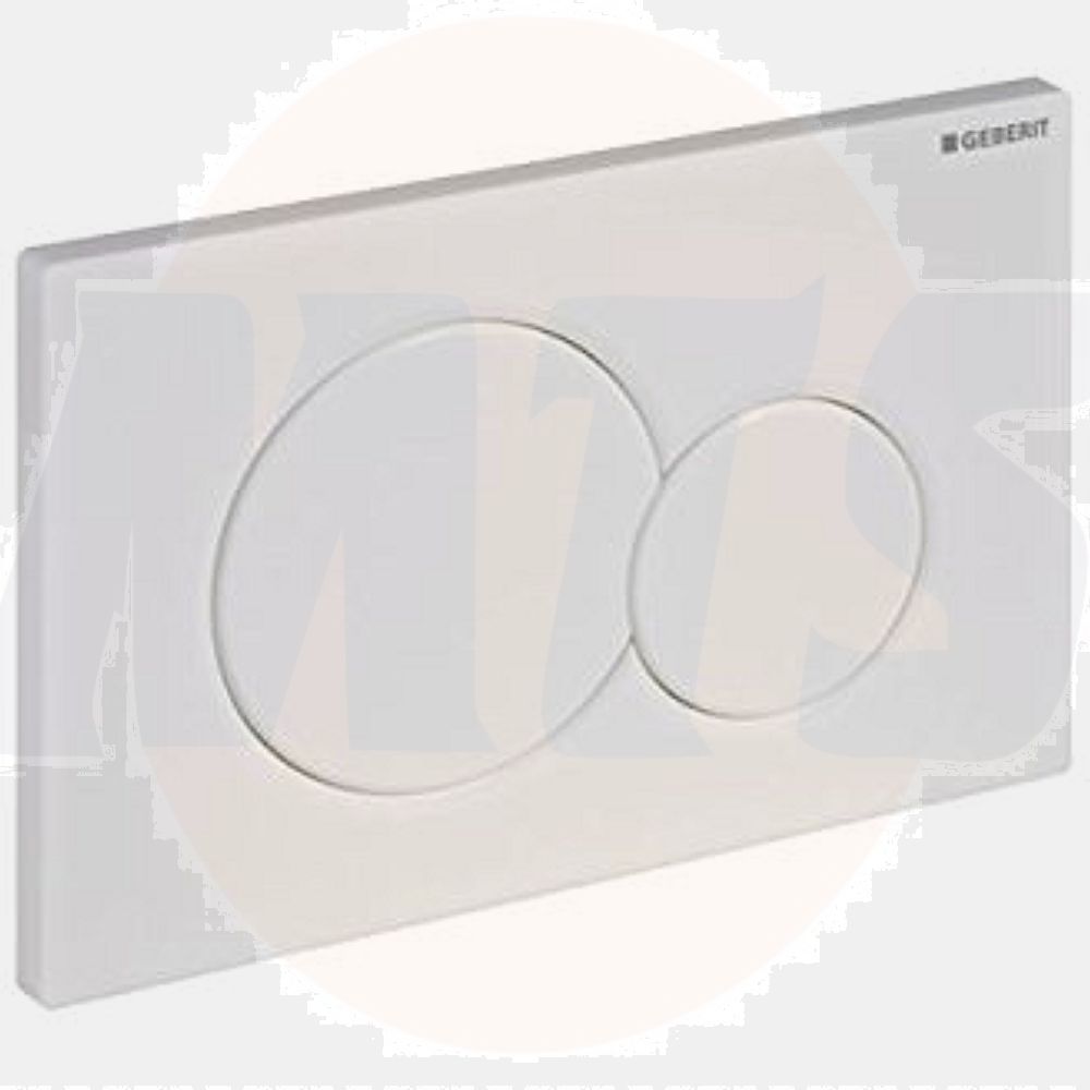 Geberit Sigma01 Alpine White Dual Flush Plate