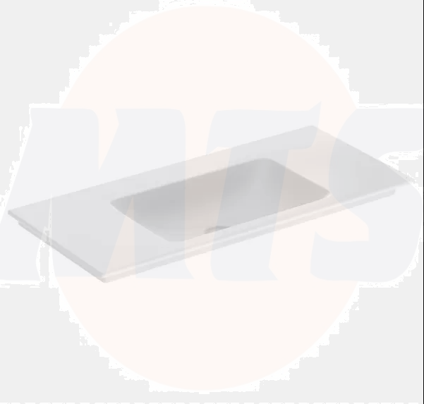 Geberit ONE vanity basin, vertical outlet: B=105cm, T=48cm, Tap hole=without, Overflow=without, white / KeraTect  505.011.01.4