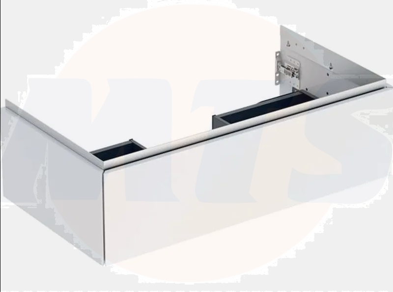Geberit ONE cabinet for washbasin, with one drawer: Washbasin width=90cm, H=26.6cm, T=47cm, white / high-gloss coated  505.073.00.1