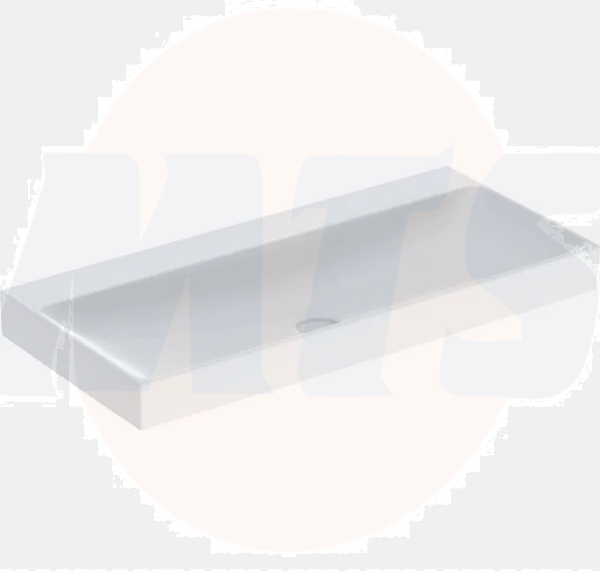 Geberit ONE washbasin, vertical outlet: B=105cm, T=48cm, Tap hole=without, Overflow=without, white / KeraTect  505.021.01.4