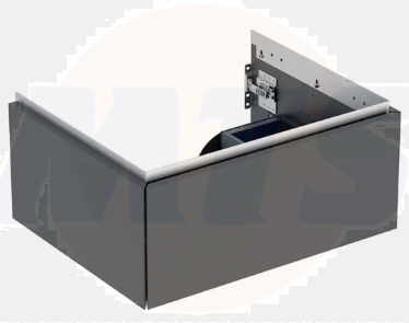 Geberit ONE cabinet for washbasin, with one drawer: Washbasin width=60cm, H=26.6cm, T=47cm, black / matt coated  505.071.00.8