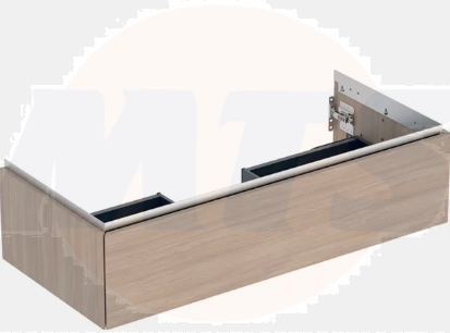 Geberit ONE cabinet for washbasin, with one drawer: Washbasin width=105cm, H=26.6cm, T=47cm, oak / wood-textured melamine  505.074.00.5