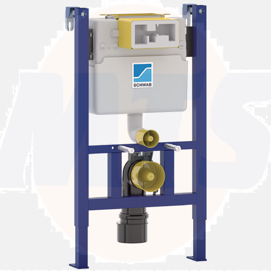 Schwab 650023 UP Front Top 187-747 Concealed Toilet Cistern 650023 50023 187.1200 FRAME NOT INCLUDED