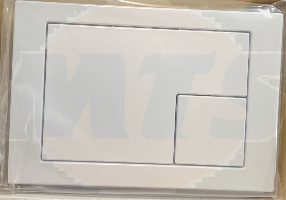 FLUSH BUTTON BOARD M10 WHITE GLOSS SPP/373/0/K
