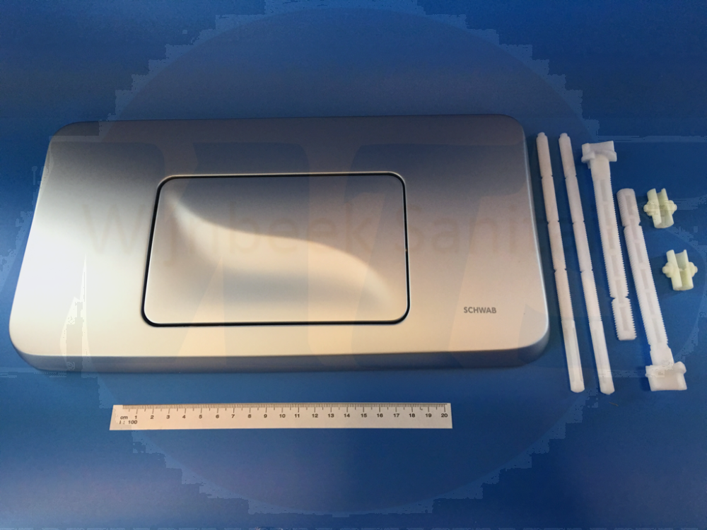 VITRA Flush Plate 790-5085 Vitra Concealed Cistern Control Panel 790-5085 Matt 227702  