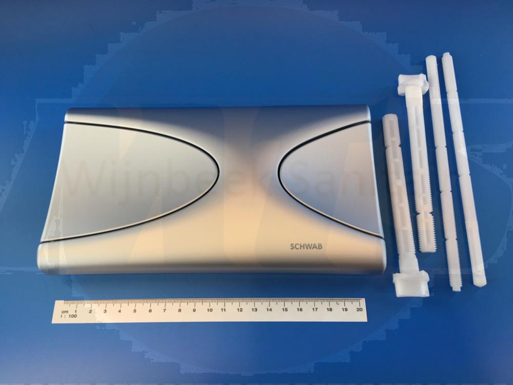 227726 Schwab / LIV operation plate Targa, matt chrome