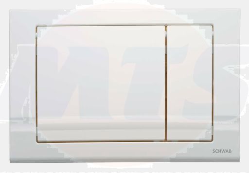 228129 Schwab operation plate Riva Duo mini, white 228129 