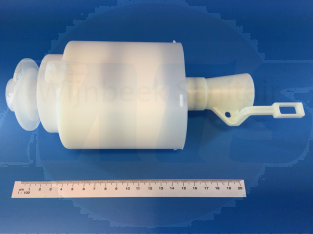 Schwab 239233 Schwab outlet valve lifter bell concealed cistern 187.1200 Z3820 710-8588, compactible with Roca Concealed cisterns as well. this is the Schwab 239233 Short concealed Dual Flush Valve. Concealed flushing cistern the spare part Kit is 710-859