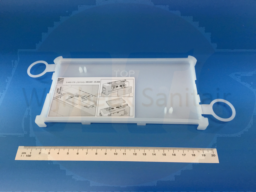 Schwab 239333  P-IX 8155/I Closure plate Concealed flushing cistern 187.1200