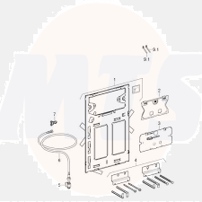 242.514.00.1  Geberit AquaClean fixing set for design cover  
