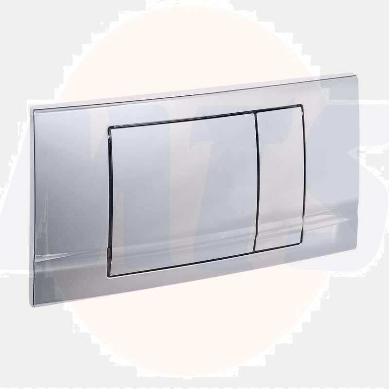 5241206 Schwab kpl. Actuation plate Riva Duo Z9120, polished chrome 524-1206