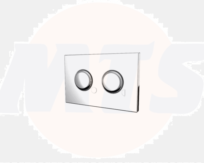 Thomas Dudley 324697 Dual Pearl Classic D/F Flush Plate