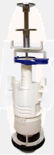Regiplast Flush Valve with Chrome Push Button  Z3000C  / 3544002000158