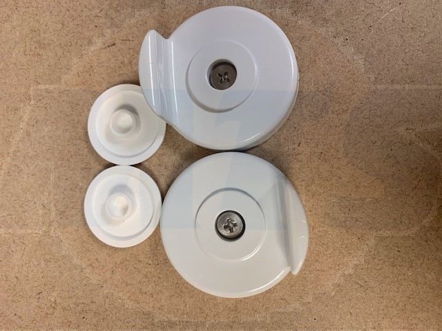 405127 Haro buffer set WP59 + SP59, Sanimed 59, adjustable, angle buffer, polyamide / polyethylene