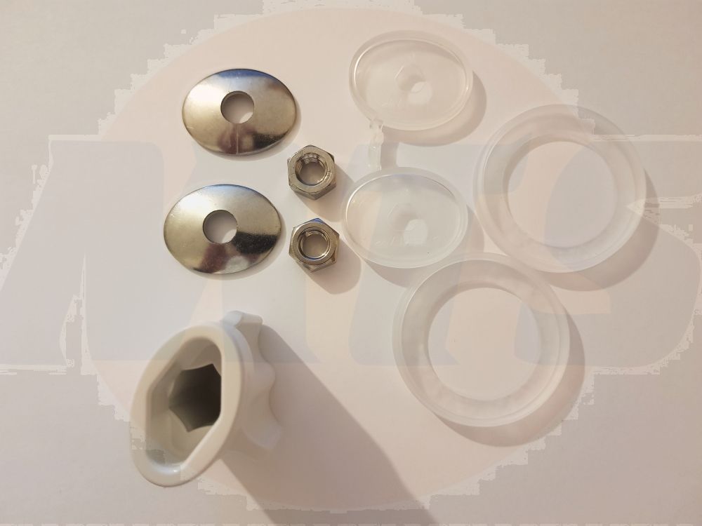 Haro Toilet Seat hinge kit and  washers 407605