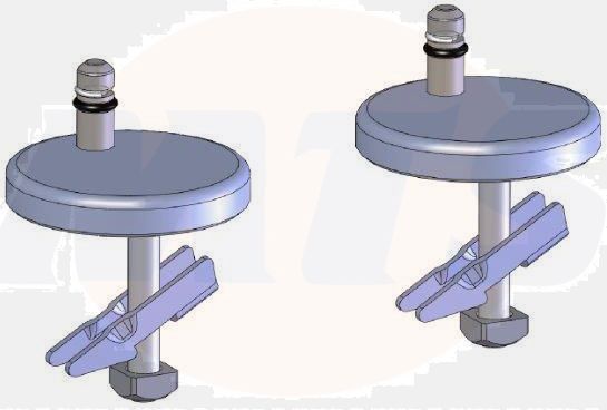 Haro hinge SoftClose flat 409524 hinge Stainless Steel , BVO folding dowel, pivot point height 21mm
